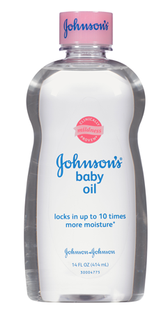 Johnson's Baby Oil, Mineral Oil, Baby Massage Oil, Original, 14 fl. oz